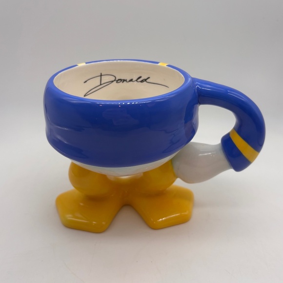 Disney Theme Parks Donald Duck 'Donald' Feet Novelty Ceramic Coffee Mug - Picture 1 of 16
